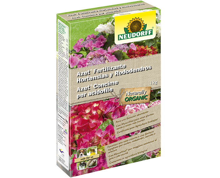 Fertilizante orgnico para hortensias y rododendros 