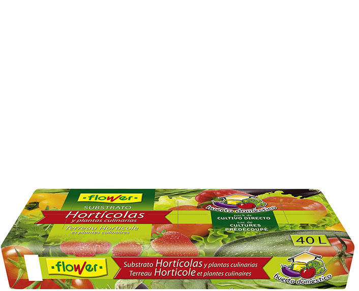 Un saco para la plantación directa de hortalizas 