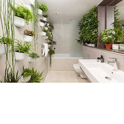 El cuarto de baño, un spa tropical