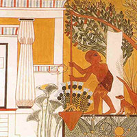 En el arte egipcio