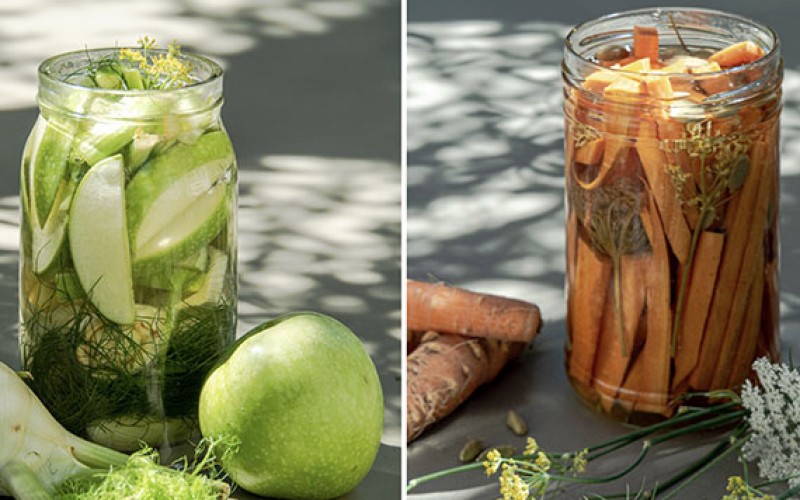 Encurtidos: vida vegetal latiendo en los frascos